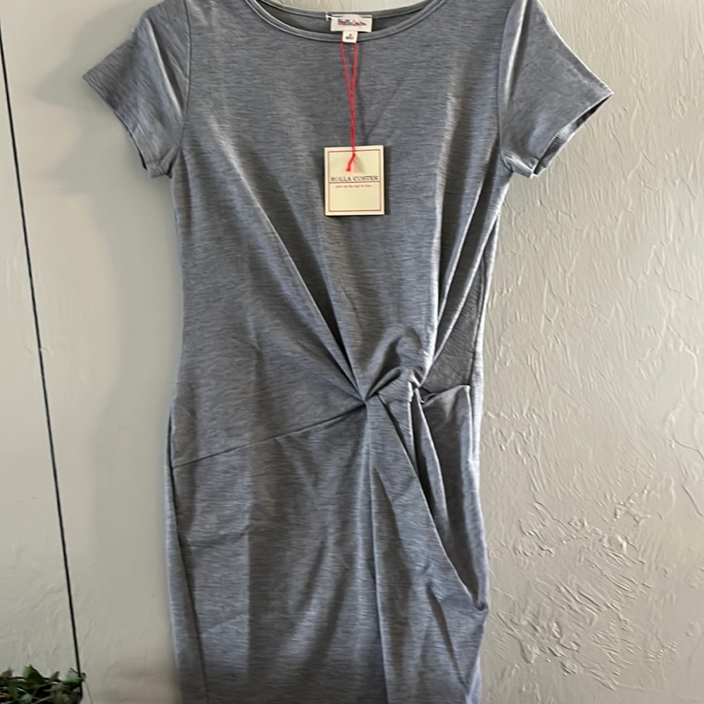 NWT Rolla Coaster grey short sleeved T-shirt dress (S)